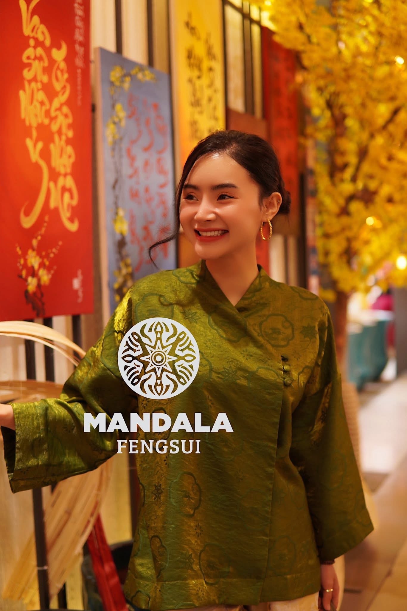 Bộ Trang Phục Hạnh Dung Xanh Mộc